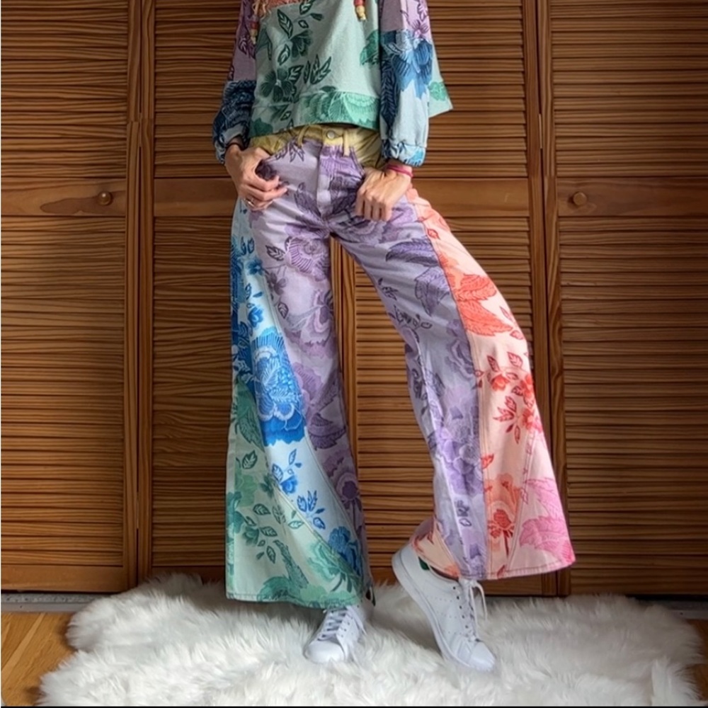 FARM RIO PATCH CO PANTS